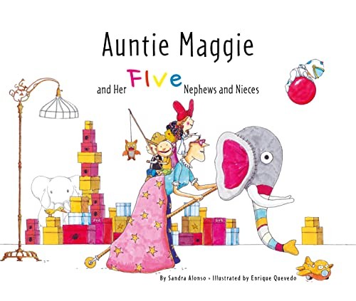 Auntie Maggie and five nephews and nieces