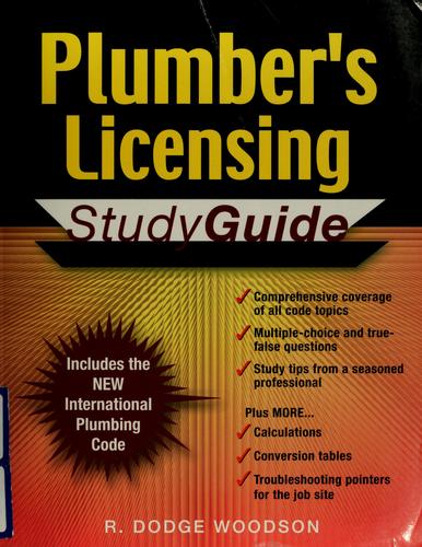 Plumber's licensing study guide