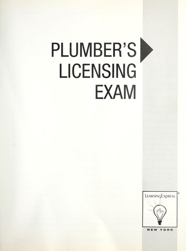 Plumber's licensing exam.